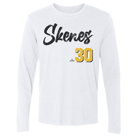 Paul Skenes T-Shirt – Crewneck Long Sleeve Cotton Tee | Pittsburgh Sports Apparel Men's Long Sleeve T-Shirt - YinzerShop