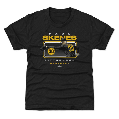 Paul Skenes T-Shirt – Kids Crewneck Tee | Lightweight Cotton Polyester Blend Shirt Kids T-Shirt - YinzerShop