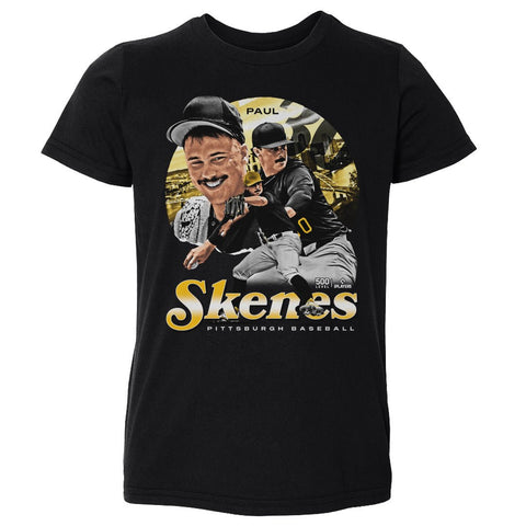 Paul Skenes T-Shirt | Kids Crewneck Tee - Lightweight Cotton Vintage Style Shirt Kids Toddler T-Shirt - YinzerShop