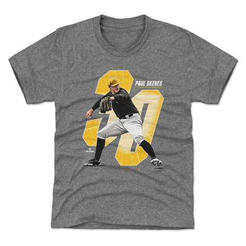 Paul Skenes T-Shirt - Kids Crewneck Tee | Soft Cotton Polyester Blend Shirt Kids T-Shirt - YinzerShop