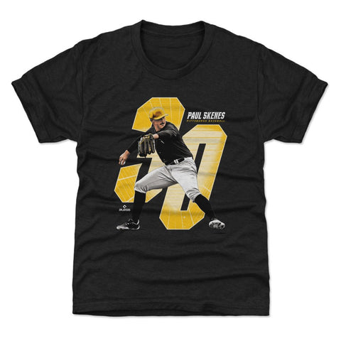 Paul Skenes T-Shirt - Kids Crewneck Tee | Soft Cotton Polyester Blend Shirt Kids T-Shirt - YinzerShop