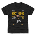Paul Skenes T-Shirt - Kids Crewneck Tee With Pittsburgh Cartoon Print Kids T-Shirt - YinzerShop