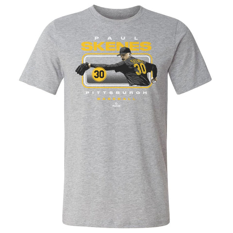 Paul Skenes T-Shirt – Lightweight Cotton Crewneck Tee | Athletic Style Shirt Men's Cotton T-Shirt - YinzerShop