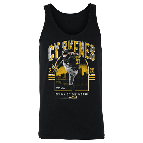 Paul Skenes T-Shirt - Lightweight Cotton Crewneck Tee | Pittsburgh Pirates Apparel Men's Tank Top - YinzerShop