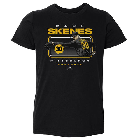 Paul Skenes T-Shirt - Lightweight Kids Crewneck Tee | Pittsburgh Sports Apparel Kids Toddler T-Shirt - YinzerShop