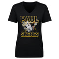 Paul Skenes T-Shirt – Lightweight V-Neck Cotton Tee | Pittsburgh Lightning Shirt Women's V-Neck T-Shirt - YinzerShop