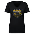 Paul Skenes T-Shirt - Lightweight V-Neck Cotton Tee | Pittsburgh Sports Shirt Women's V-Neck T-Shirt - YinzerShop