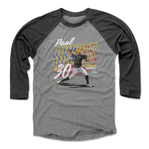 Paul Skenes T-Shirt – Pittsburgh American Flag 3/4 Sleeve Raglan Tee Lightweight Men's Baseball T-Shirt - YinzerShop
