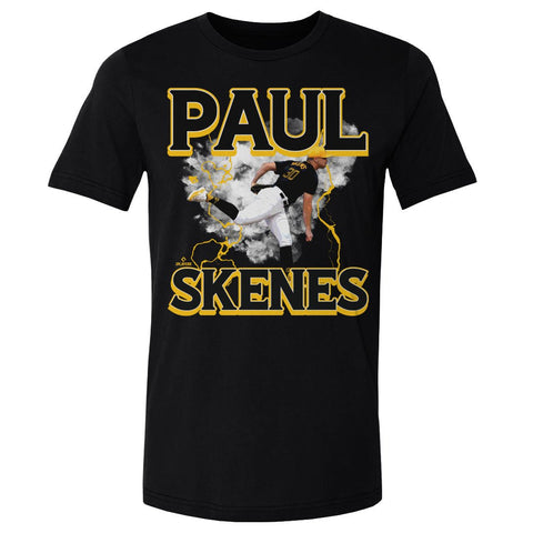Paul Skenes T-Shirt – Pittsburgh Lightning Crewneck Short Sleeve Tee, Lightweight Cotton Men's Cotton T-Shirt - YinzerShop