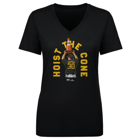 Paul Skenes T-Shirt – Pittsburgh Pirates Tee | Lightweight Cotton V-Neck Women's V-Neck T-Shirt - YinzerShop
