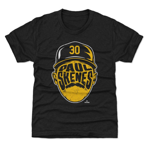 Paul Skenes T-Shirt – Pittsburgh Sports Shirt | Kids Crewneck Tee, Player Silhouette Design Kids T-Shirt - YinzerShop