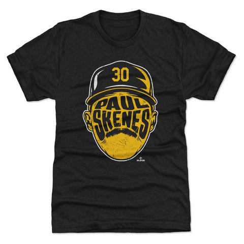 Paul Skenes T-Shirt – Pittsburgh Sports Shirt | Slim Fit Player Silhouette Tee Men's Premium T-Shirt - YinzerShop