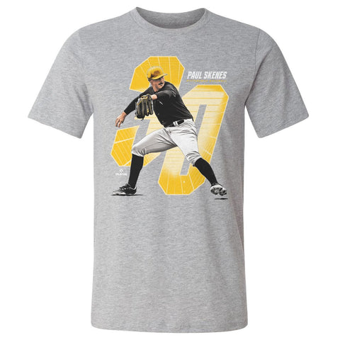 Paul Skenes T-Shirt – Pittsburgh Sports Tee | Cotton Short Sleeve Crewneck Men's Cotton T-Shirt - YinzerShop