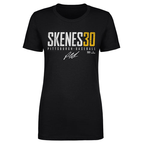 Paul Skenes T-Shirt - Slim Fit Cotton Crewneck Shirt | Pittsburgh Fan Gear Women's T-Shirt - YinzerShop