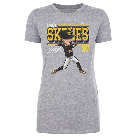 Paul Skenes T-shirt – Slim Fit Cotton Crewneck Tee | Lightweight Athletic Fan Apparel Women's T-Shirt - YinzerShop