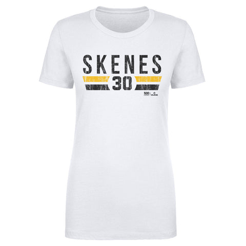 Paul Skenes T-Shirt - Slim Fit Cotton Crewneck Tee | Pittsburgh Pirates Apparel Women's T-Shirt - YinzerShop