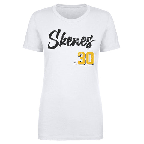 Paul Skenes T-Shirt - Slim Fit Cotton Crewneck Tee | Pittsburgh Sports Apparel Women's T-Shirt - YinzerShop