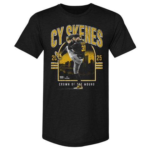 Paul Skenes T-Shirt - Slim Fit Crewneck Short Sleeve Lightweight Cotton Tee Men's Premium T-Shirt - YinzerShop