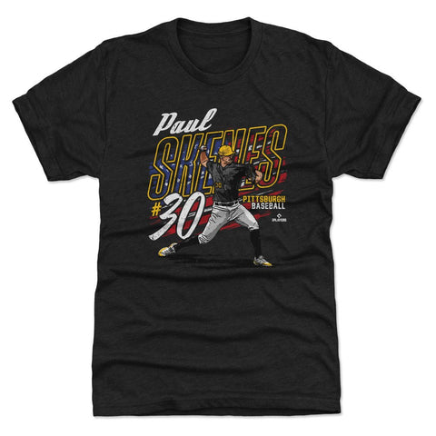 Paul Skenes T-Shirt – Slim Fit Crewneck Short Sleeve Tee With American Flag Design Men's Premium T-Shirt - YinzerShop