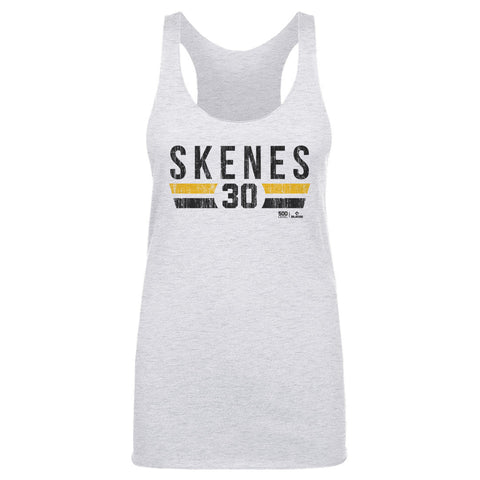 Paul Skenes Tank Top - Lightweight Slim Fit Tri Color Pittsburgh Pirates Apparel Women's Tank Top - YinzerShop
