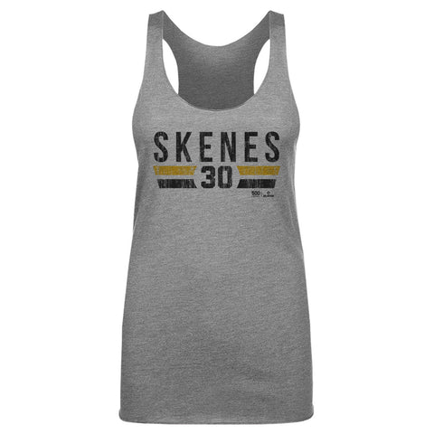Paul Skenes Tank Top - Lightweight Slim Fit Tri Color Pittsburgh Pirates Apparel Women's Tank Top - YinzerShop