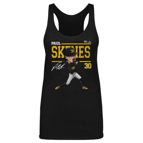 Paul Skenes Tank Top - Slim Fit Tri Color Lightweight Graphic Sleeveless Shirt Women's Tank Top - YinzerShop