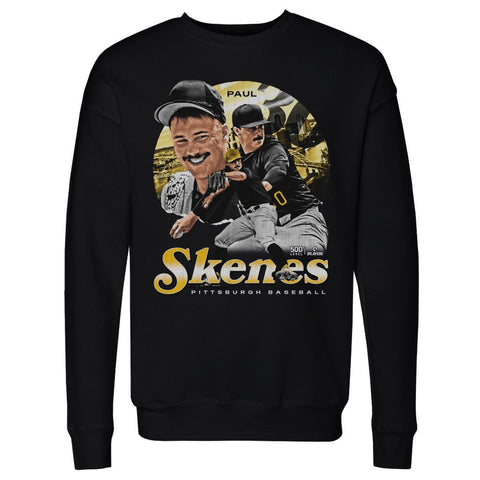 Paul Skenes Vintage Crewneck Sweatshirt – Midweight Long Sleeve Cotton Polyester Blend Men's Crewneck Sweatshirt - YinzerShop