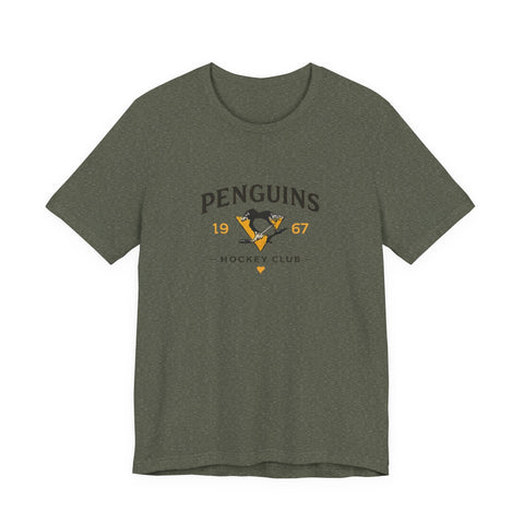 Penguins Hockey Club - Unisex Jersey Short Sleeve Tee T-Shirt - YinzerShop