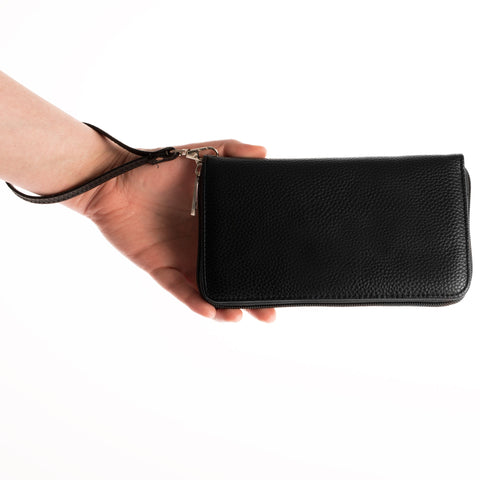 Penguins Zip Organizer - Officially Licensed Pittsburgh Sports Wallet With Wrist Strap Wallet - YinzerShop
