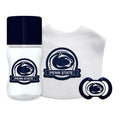 Penn State Baby Gift - 3-Piece Nittany Lions Set with Silicone Bottle & Bib Gift Set - YinzerShop