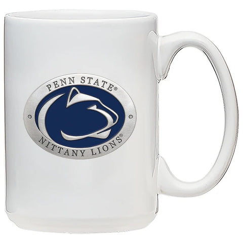 Penn State Coffee Mug - Handcrafted Pewter Coffee Mug 16 Ounce Microwave Safe Coffee Mug - YinzerShop