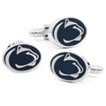 Penn State Cufflinks – Silver Tone Nittany Lion Accessories & Enamel Lapel Pin Gift Set Gift Set - YinzerShop