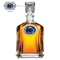 Penn State Decanter - 24 Ounce Glass & Handcrafted Pewter Barware Set Decanter - YinzerShop