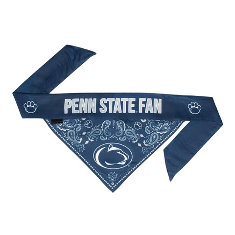 Penn State Dog Bandana – Licensed Double-Sided Pet Bandana With Paisley Design Pet Bandana - YinzerShop