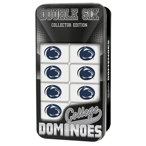 Penn State Dominoes - Licensed NCAA Sports Domino Set With Team Logo Classic Games - YinzerShop