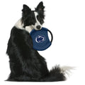 Penn State Flying Disc - Durable Dog Frisbee Toy With Rope Edge & Team Logo Pet Toy - YinzerShop