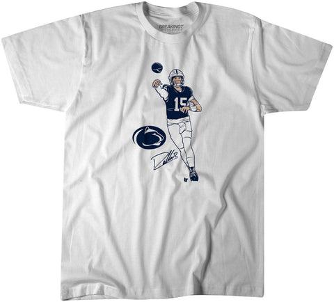 Penn State Football: Drew Allar Superstar Pose Penn State Nittany Lions-College Football - YinzerShop