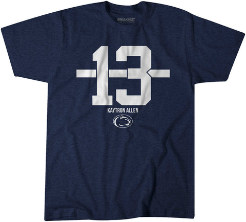 Penn State Football: Kaytron Allen 13 Stripe Penn State Nittany Lions-College Football - YinzerShop