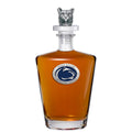 Penn State Glass Decanter – 25 Ounce Decorative Bottle with 3D Top Pewter Decanter - YinzerShop