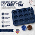 Penn State Ice Cube Tray - Silicone Team Logo Mold for Mini Frozen Juice Cubes Fan Pans - YinzerShop