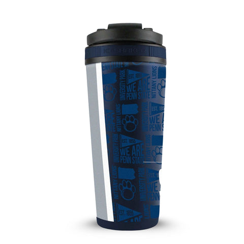 Penn State Ice Shaker - 4D Stainless Steel Cup With Vintage Print & Long Lasting Cold - YinzerShop