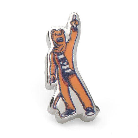 Penn State Lapel Pin – NCAA Licensed Mascot Pin | Silver Tone Enamel Brooch Lapel Pin - YinzerShop