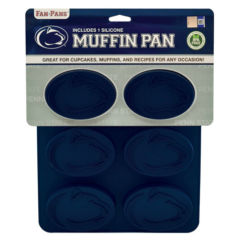 Penn State Muffin Pan – Official NCAA Silicone Bakeware | Heat Resistant, Dishwasher Safe Fan Pans - YinzerShop