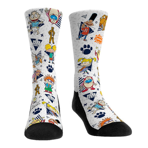 Penn State Nittany Lions - 90's Nickelodeon Characters All-Over Socks - YinzerShop