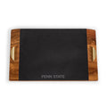 Penn State Nittany Lions Acacia Wood Serving Tray – Slate Board, Satin Brass Handles Licensed - YinzerShop