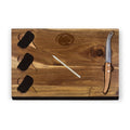 Penn State Nittany Lions Cheese Cutting Board – Acacia Wood Charcuterie Set with Stainless Steel Knife & Markers Licensed - YinzerShop