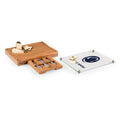 Penn State Nittany Lions Cheese Cutting Board - Glass Top Bamboo Charcuterie Set Licensed - YinzerShop