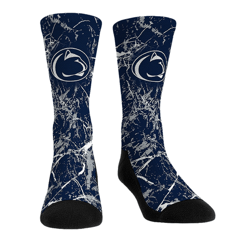 Penn State Nittany Lions - Cracked Marble Socks - YinzerShop