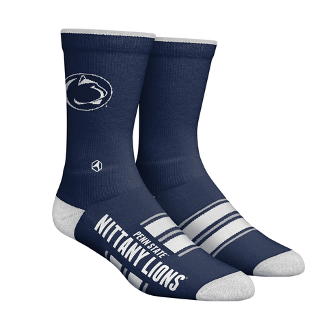 Penn State Nittany Lions - Gametime Stripe (Knitted) Socks - YinzerShop