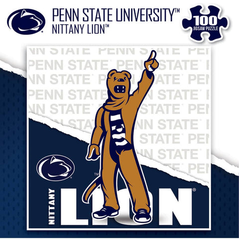 Penn State Nittany Lions - NCAA Mascot 100 Piece Jigsaw Puzzle 100 Piece - YinzerShop